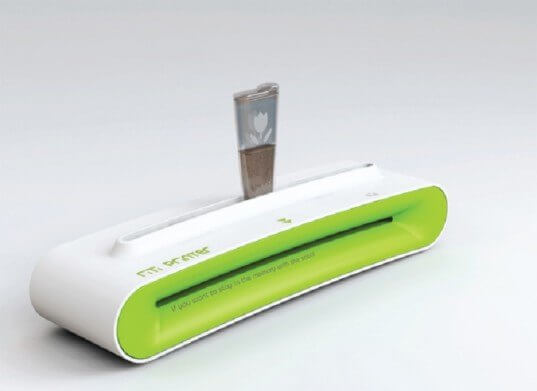 RITI printer, uses coffee as ink