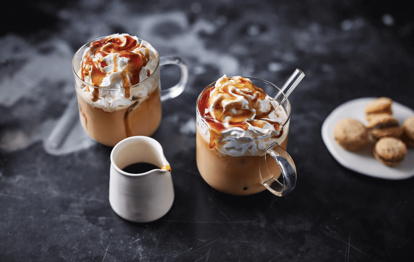 How to make Caramel iced latte Balmforth and Co Coffee