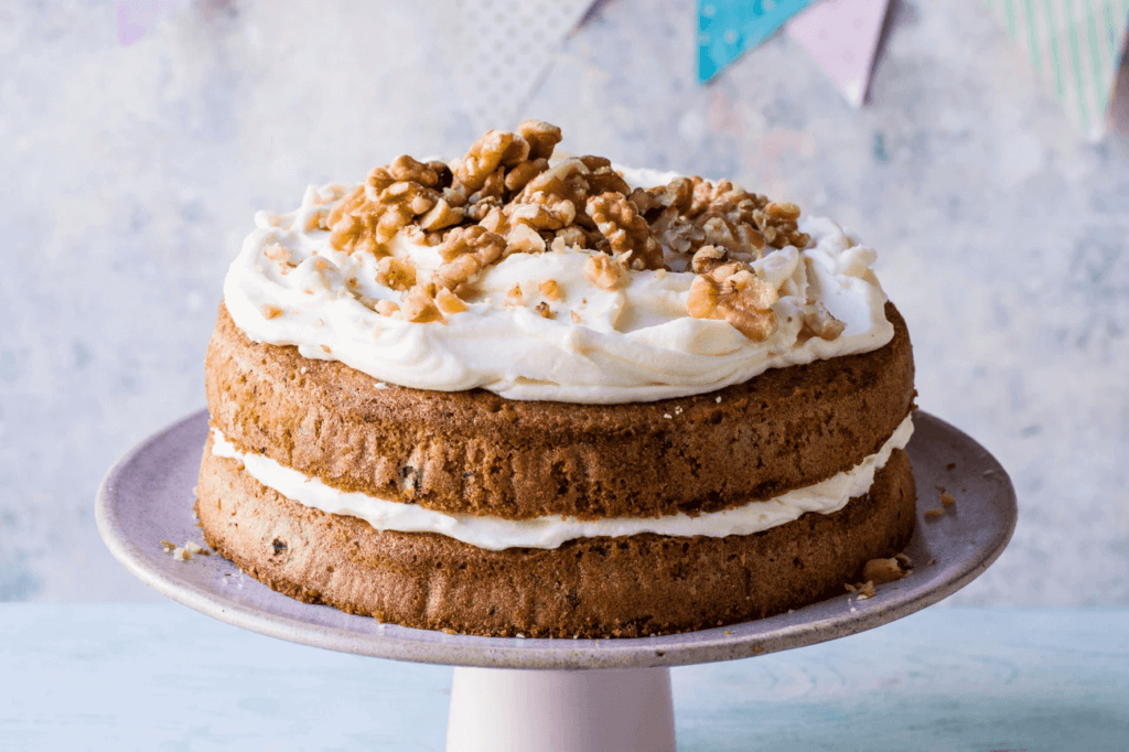 Coffee, chocolate and walnut cake