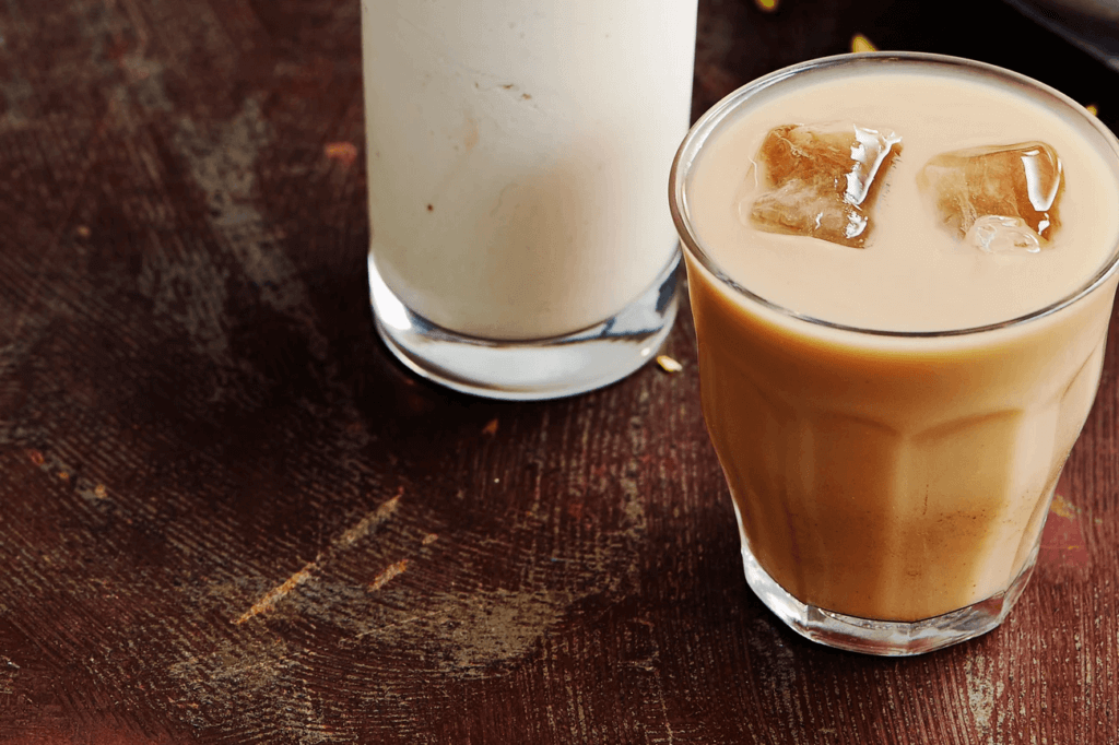 Iced chai latte