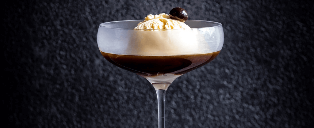 Irish coffee affogato