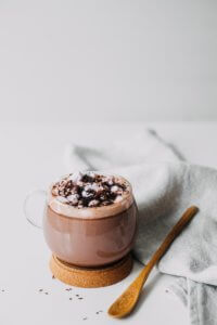 hot chocolate with marshmallows