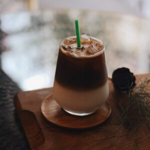 iced coffee in glass