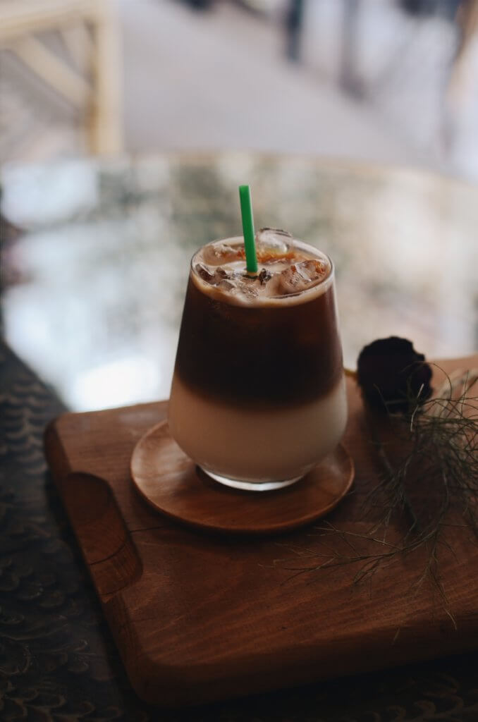 iced coffee in glass